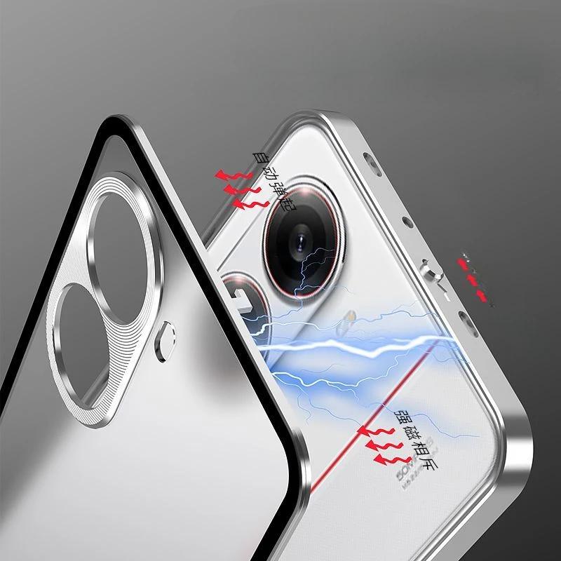 Coque antichoc pour POCO X7 Pro, cadre en alliage d'aluminium et métal, coque rigide en acrylique mat pour POCO X7 X7Pro