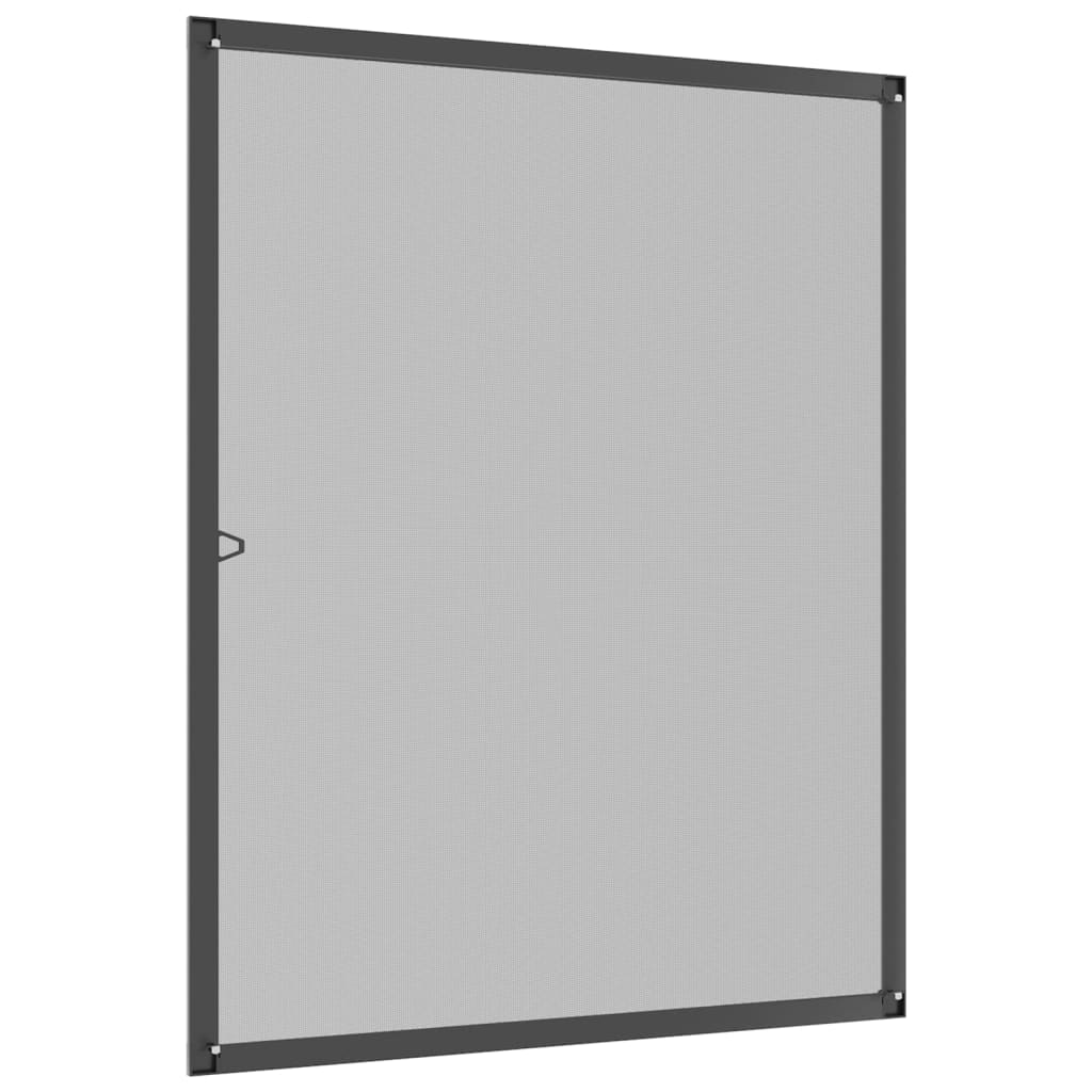 Window Insect Screen Anthracite Grey 80 x 100 cm