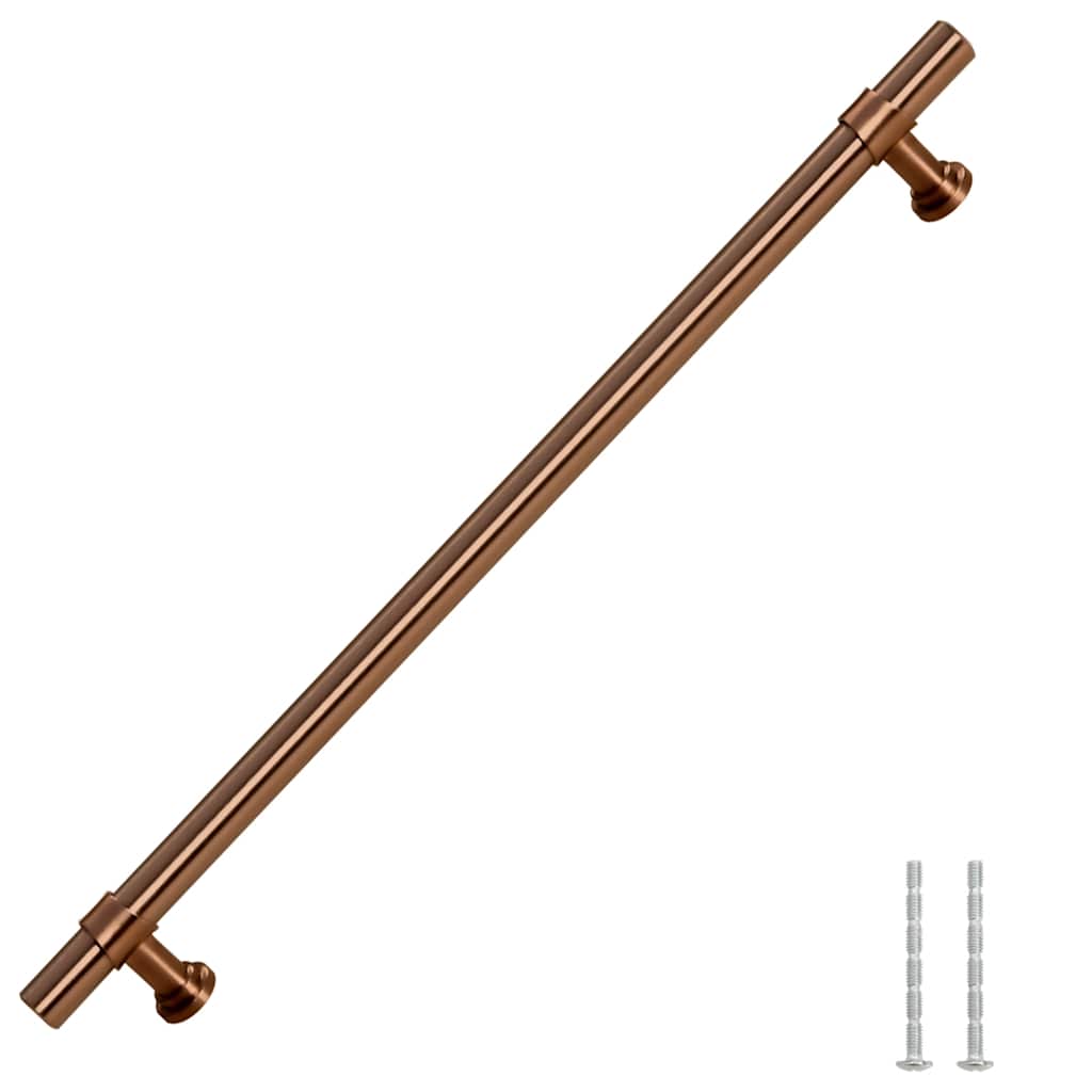 Furniture Handles 5 Pcs Bronze 224 Mm Stainless Steel