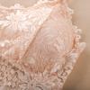 Kant Bloem Mooie Rug BH Wrap Borst Buis Top Gevoerd Anti-blootstelling BH's Dames Meisjes V-hals Camisole BH
