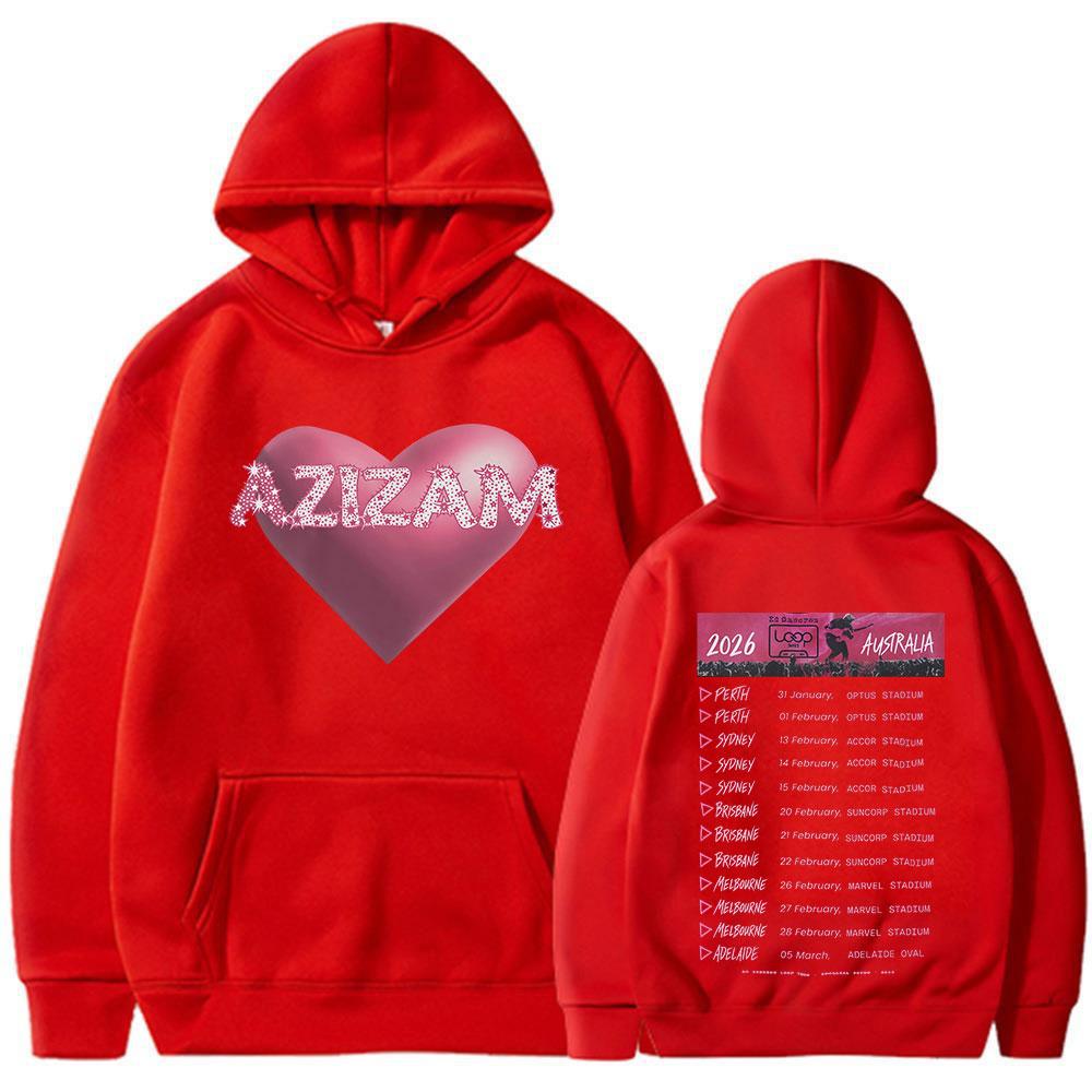 

Эд Ширан Loop Tour Австралия 2026 Тур Azizam Худи Мужская Женская Одежда Мода Харадзюку Оверсайз Худи S