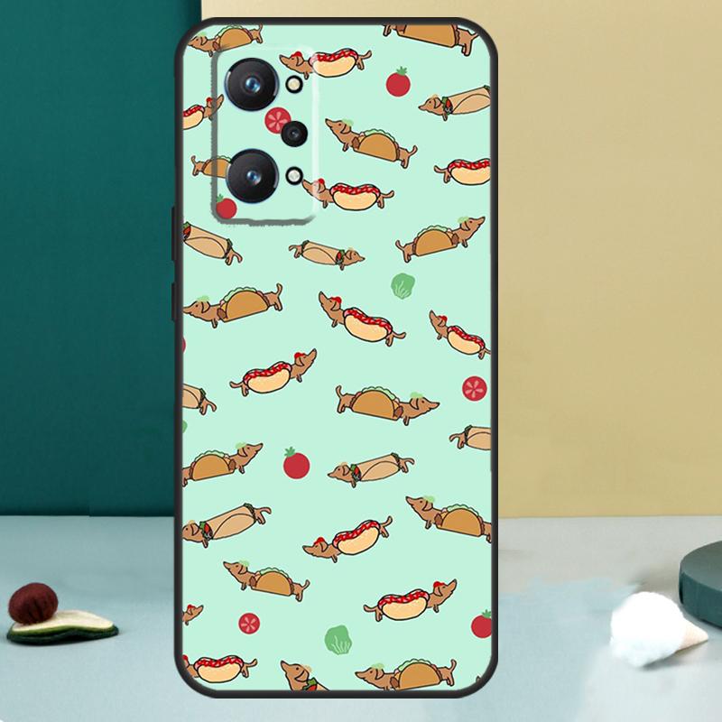 Dachshund Dog For Realme 13 12 10 11 14 Pro Plus GT 6 5 6T GT7 Pro C55 C53 C51 C21Y C25S C75 C67 C61 Case