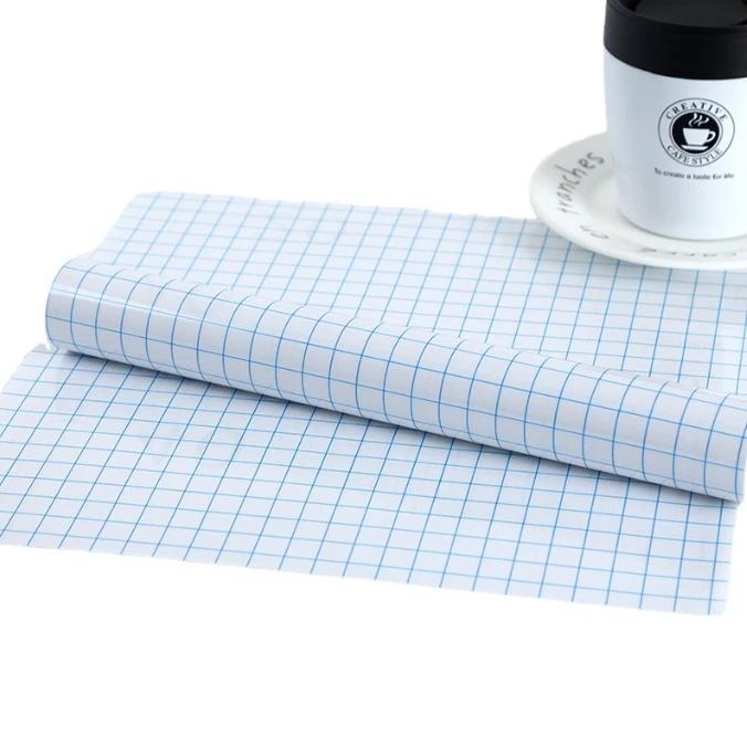100cm Roll Clear Vinyl Application Tape Alignment Grid Transfer Paper Tape Adhesive DIY Transfer Tape For Vinyl Decal