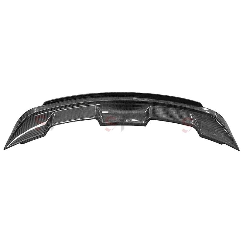 Ford Mustang GT500S Carbon Fiber Double-Layer Rear Spoiler & Diffuser Wing