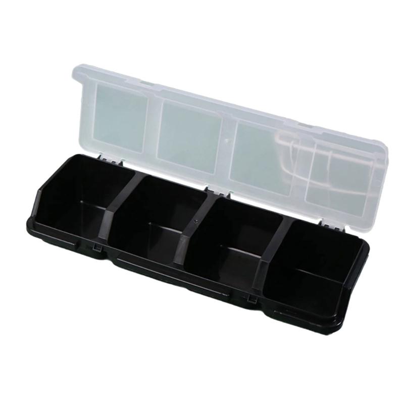 Multi Compartment Organizer Box For Screws Small Parts Plastic Hardware And Jewelry Storage Case Craft Supplies