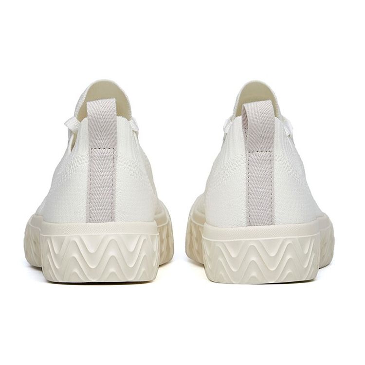 Anta Lifestyle Series Sports Non-Slip Wear-Resistant Breathable Lightweight Low-Top Casual Shoes Men sneakers Ivory 112228062-1