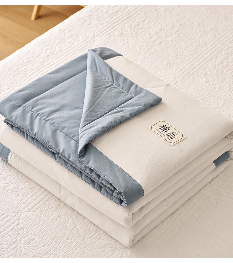 Gewaschene Sommerdecke aus reiner Baumwolle für Mutter und Baby - Klimadecke aus reiner Baumwolle für Säuglinge und Kleinkinder