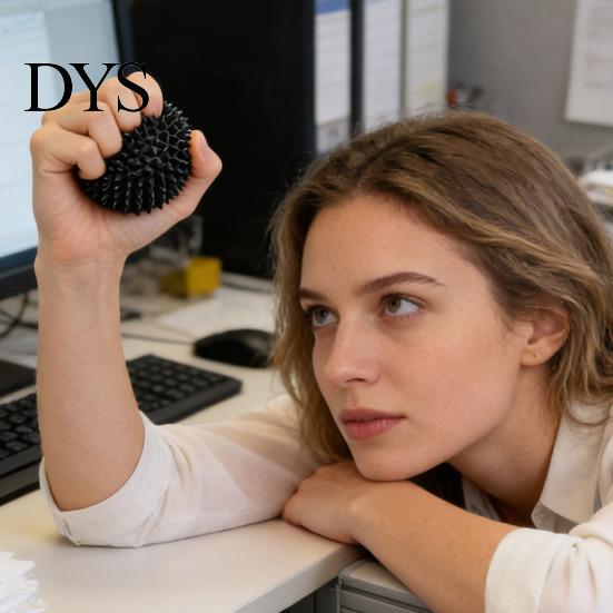 Spiky Massage Ball 3D Printed Balls Portable Mini Porcupine Stress Relief Small Hand Massager Sensory Fidget Toy Party Favors