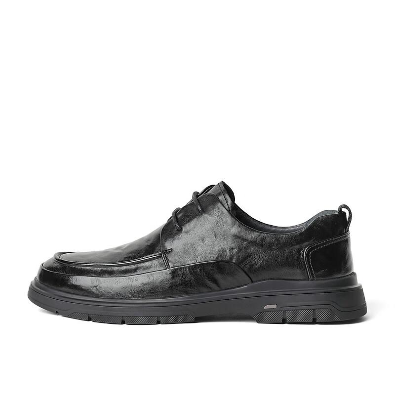 Senda Men s Casual Leather Lace-up Shoes 39