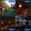 2 Solar Warning Lights Outdoor Solar Charging Automatic Motion Sensor Light Deck Light Alarm 110dB Siren Sound Strobe Red LED Flash Security System