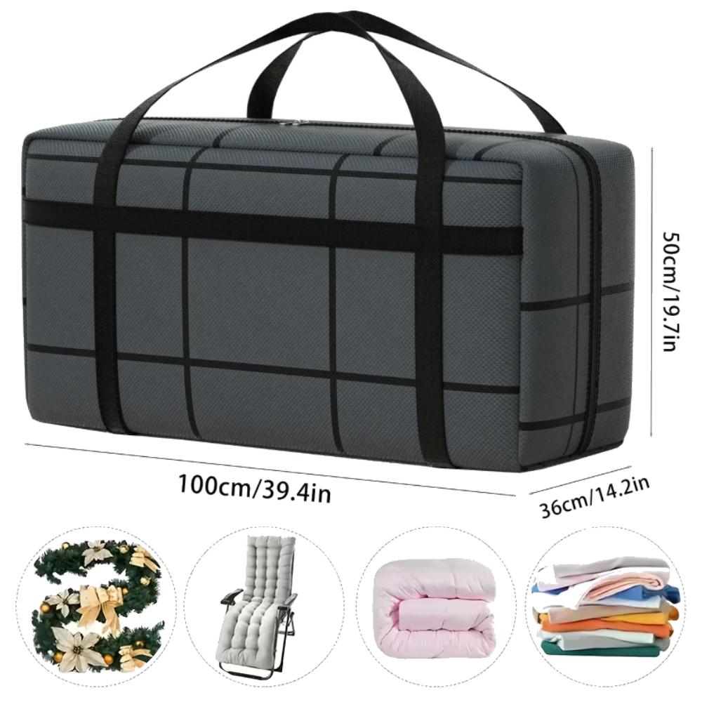 1pc Large-capacity Hand-held Clothes Storage Bag Foldable Dust-proof Non-woven Fabric Packing Bags Bedroom Wardrobe Organizer