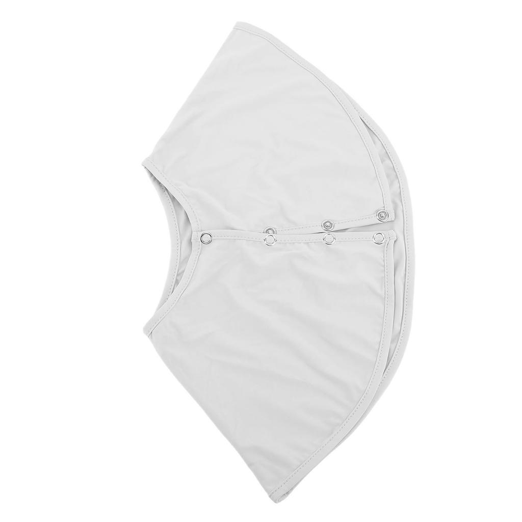 Sun Proof Neck Gaiter Free Size Breathable Slim Nylon UV Proof Cooling Neck Gaiter for Outdoor Grey