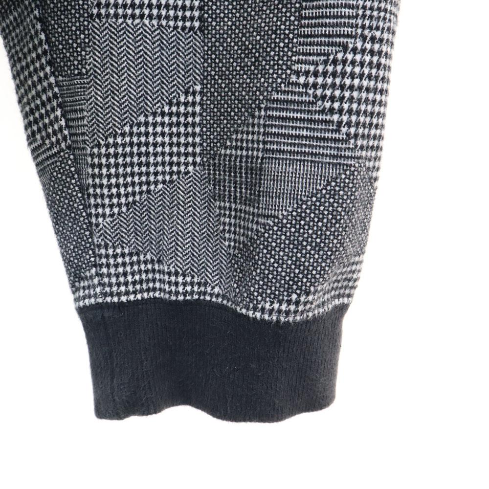 Anseason Made In Japan Anrealage Patchwork Pattern Long Sleeve Fleece Switching Parker Women Used