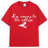 Heated Rivalry Funny Meme Graphic T Shirts Im Coming The Cottage Hollanov Unisex Women Humor Fashion Tshirt Oversized Cotton Tees