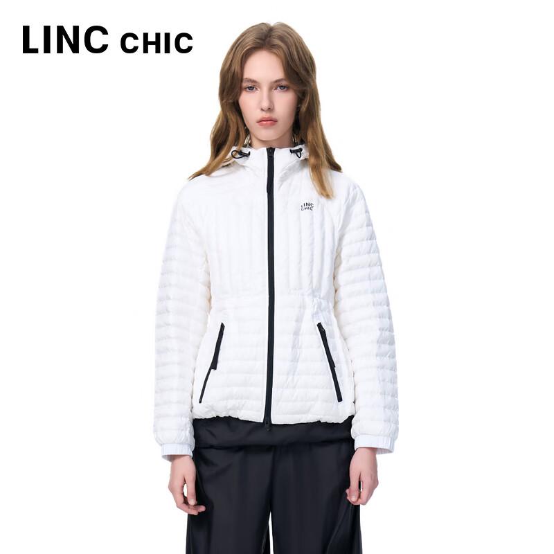 Jin Yujie Women's Lightweight Short Hooded 90% Duck Down Jacket