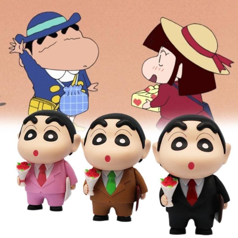 Cowboy Dicky Neuer Crayon Shin-chan GK-Modell Handgefertigte Dekoration PVC-Material 15cm