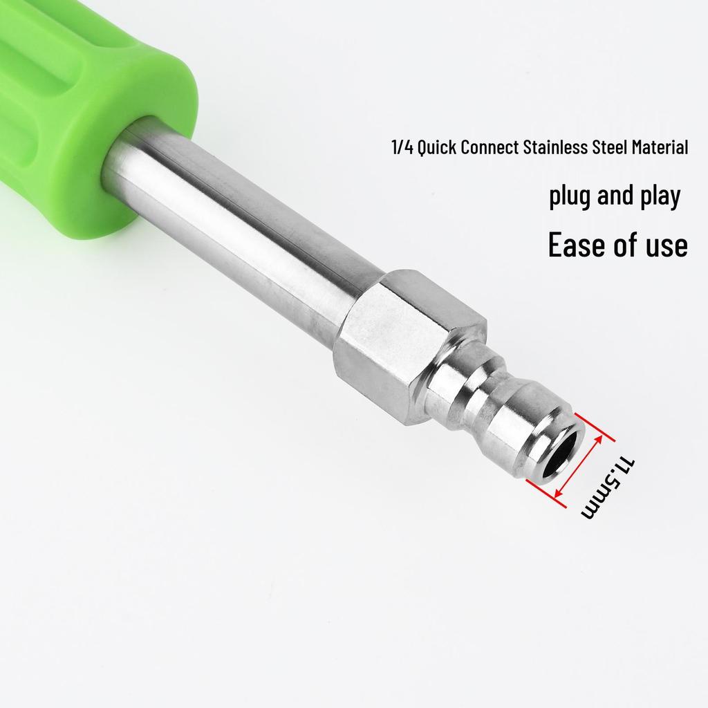 Xiongwei Multi-Color Stainless Steel High-Pressure Washer Extension Wand