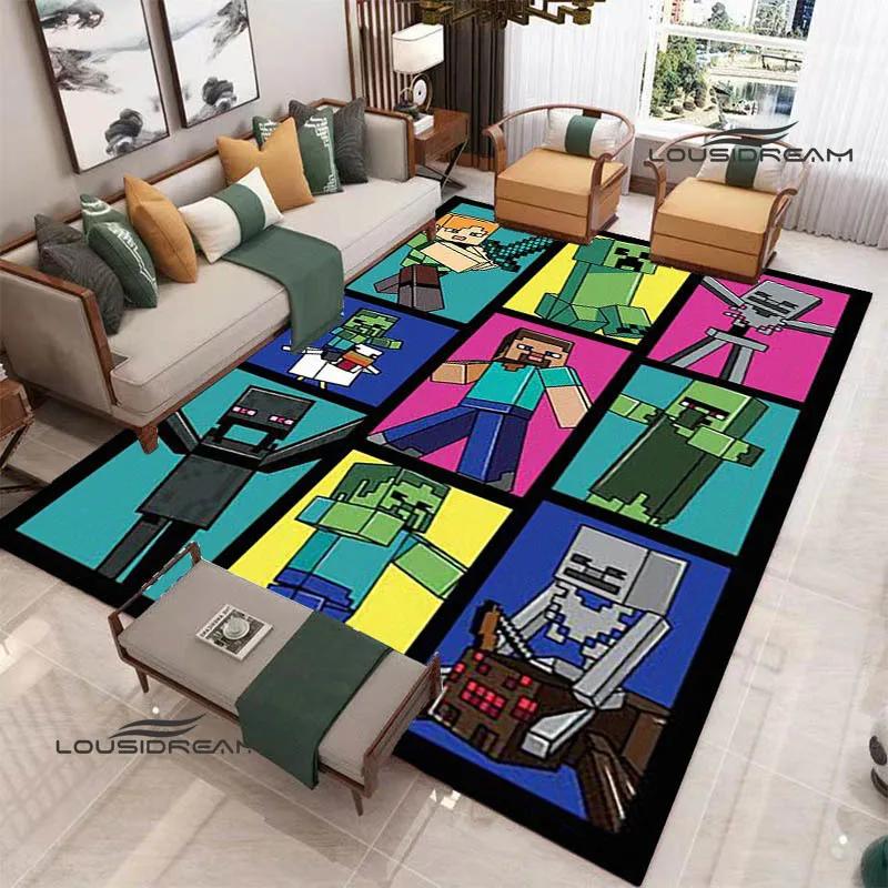 M-MINE Giochi Sandbox Tappeto Decorativo Antiscivolo Tappetino Yoga Tappeti per Soggiorno Tappeto da Zona Zerbino Decorazioni per Camera da Letto Regalo di Compleanno