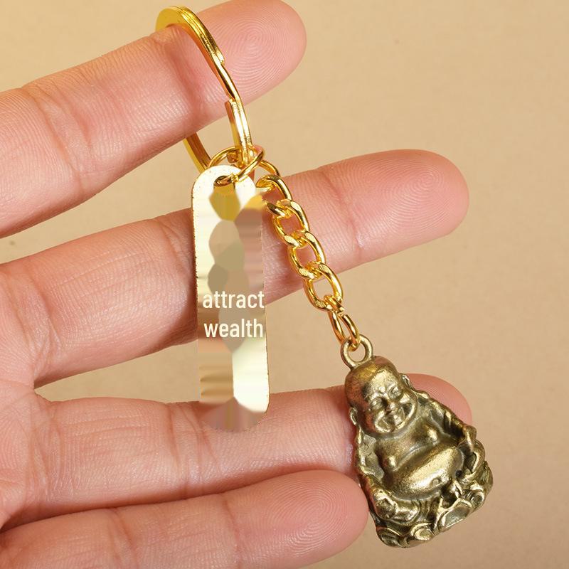 Nøkkelring, Lommebok, Baifu-krukke, Eple, Pixiu, Støvbrett, Buddha-amulett, Bilnøkkelanheng, Naturskjønt suvenir, Gatebod, Nattmarkedsartikkel.