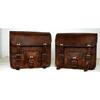 Leather Motorcycle Panniers Saddle Pouch Bag Side Real Two Bags New