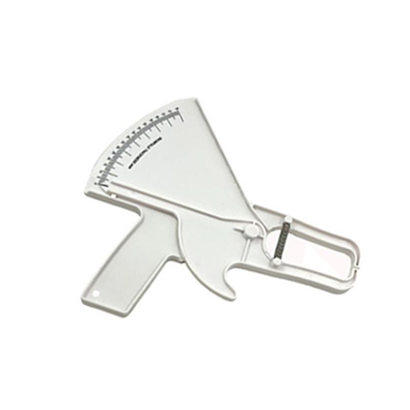 

Professional Plastic Skin Fold Caliper with Comfortable Grip Designs for Body Fat Testing & Health Monitoring белый