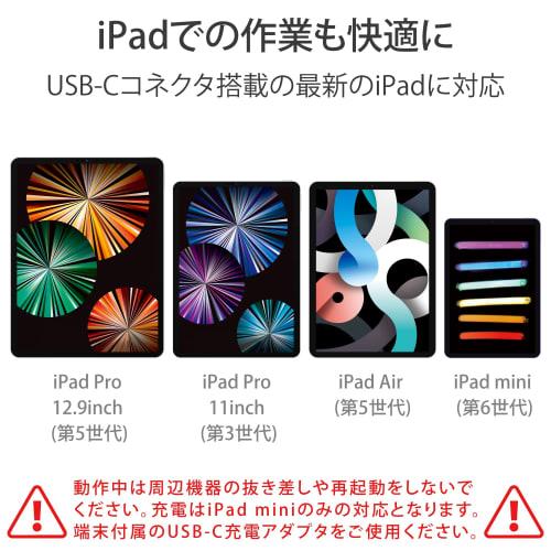 Elecom USB Type-C Hub Docking Station 6-in-1 DST-C12SV/EC 100W PD Compatible USB3.1 Type-C X 1 Port USB3.0-A X 2 Ports 4K Compatible HDMI X 1 Port SD/