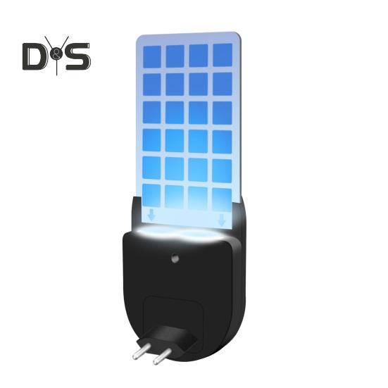 

Липкая ловушка для мух с бесшумным ультрафиолетовым светом, ловец комаров, домашнее физическое устройство для борьбы с мухами, светодиодная подушка для ловли мелких летающих животных EU чёрный