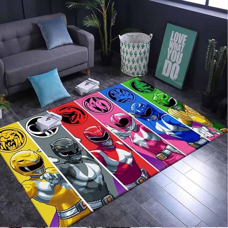 1PC rug Rangers Team-up Carpet, Chair Rug,Area Rug for Office Bedroom living rooms bedroom, Doormat decor Christmas fan gifts