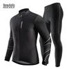 NUCKILY Men's Fleece Cycling Suit: Warm Autumn/Winter Mountain & Road Bike Gear