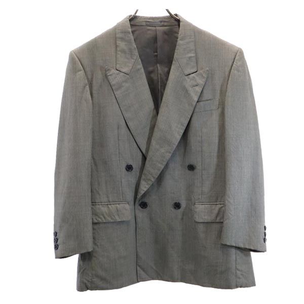 LANVIN wool blend suit Setup R50-46 Gray Men's Used