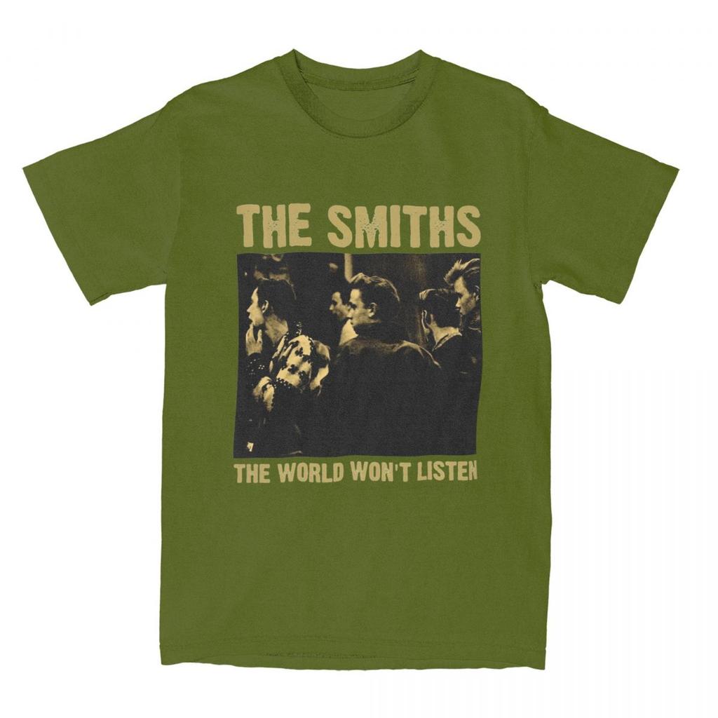 The Smiths Tričko Letní móda Potištěná Y2K Zábavná trička 100% Bavlna Harajuku Tričko Pro Muže Krátký Rukáv Ležérní Oblečení