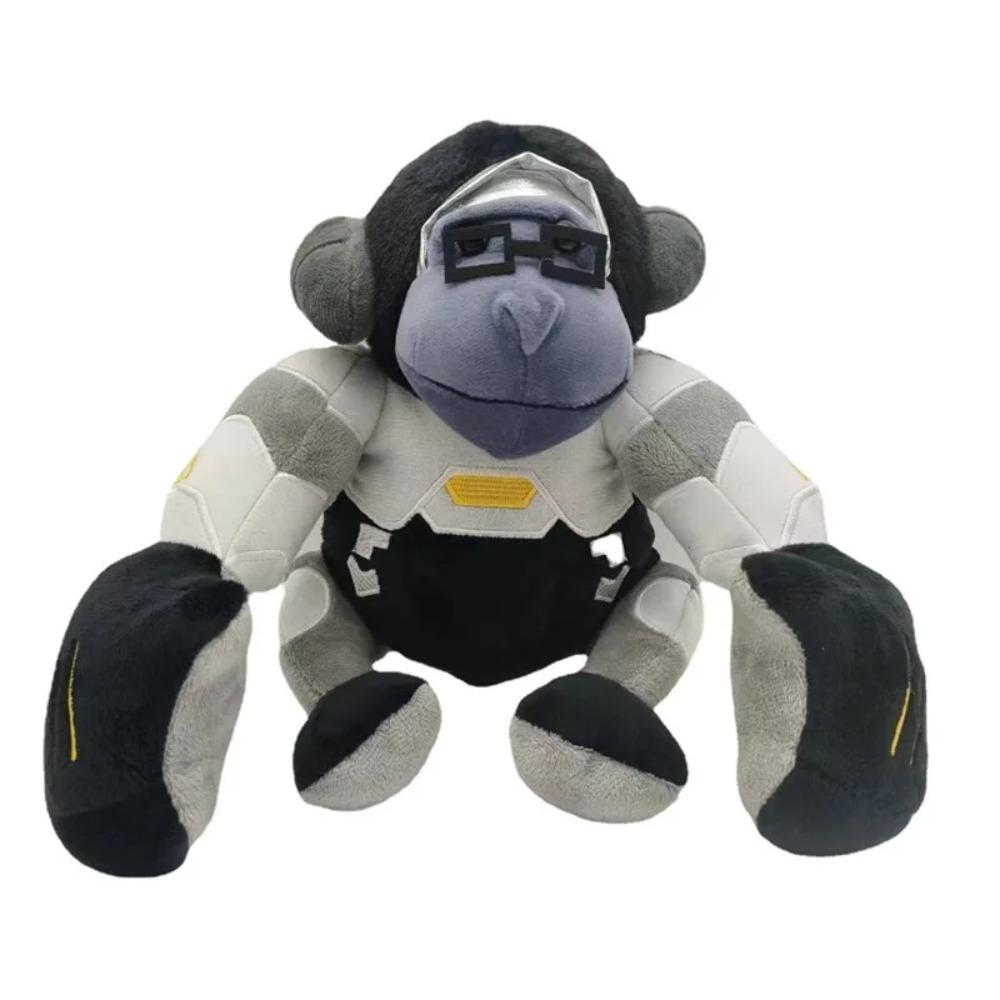 

Плюшевая игрушка Jumbo Winston, Нежная мягкая игрушка Уинстона-гориллы из игры Overwatch , Идеально подходит для подарков на день рождения детей 22cm-26cm бездна