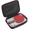 MIZUNO Table Tennis Racket Soft Case 2 83JD1510 87: Navy x Pink, Holds 2 Rackets