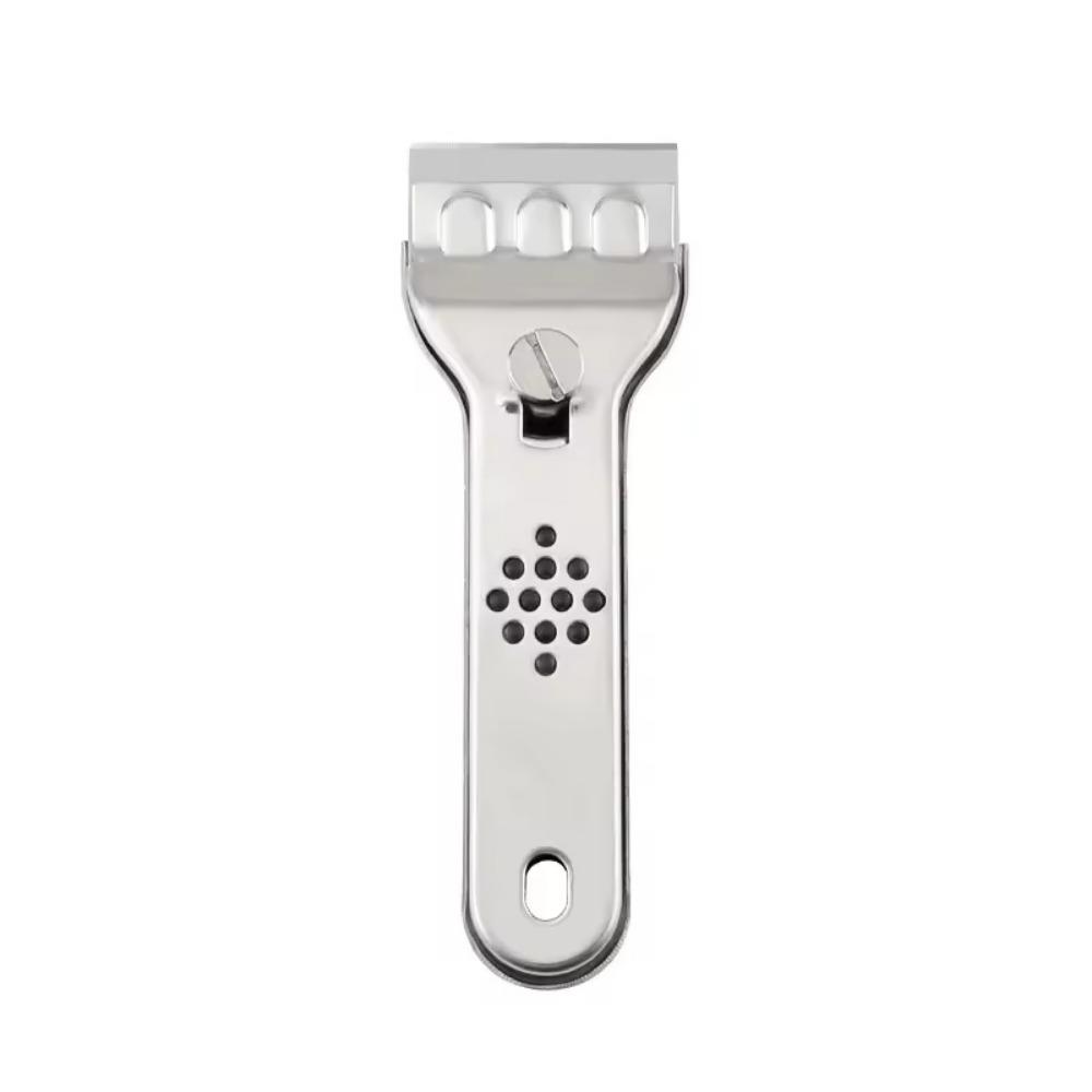 Edelstahl-Reinigungsschaberklinge Glas Küche Keramikfliesen Dekontaminationsschaber Wandboden Farbschaber Werkzeugmesser