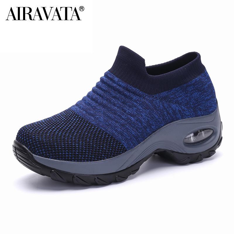 Women's Fashion Casual Shoes Increased Shake Shoes Air Cushion Breathable Non-slip Sneakers
