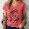 Not Like Other Girls Ladies V-Neck T-Shirt and Kids Tshirt: Grateful Dead Shakedown Lot Style Tee