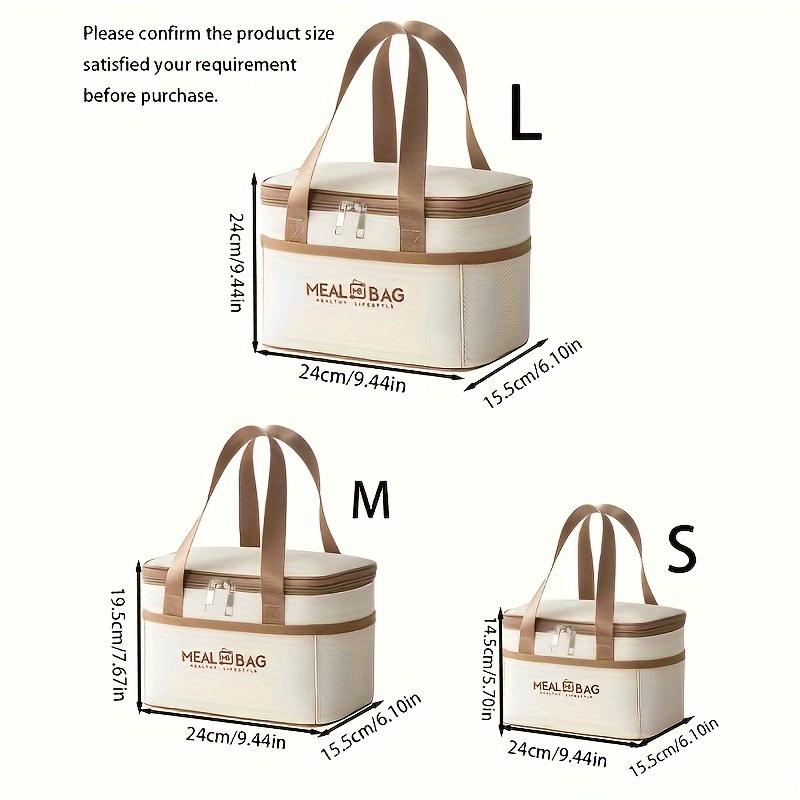 1pc of White Oxford Cloth Tote Storage Bag, a Set of Three Large Capacity Foldable Storage Bags, Perfect for Back-To-School Supplies