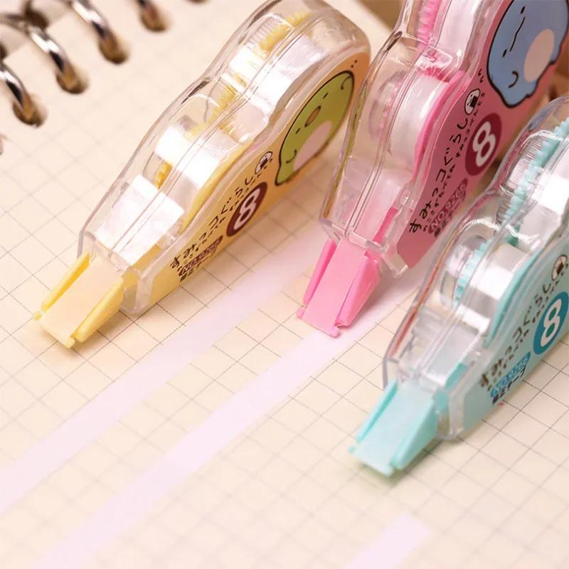 Kawaii Cartoon Correction Tape Charming White Correction Tape Korean Stationery Writing Tools School Workplace Supplies High Quality