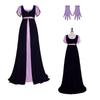New Bridgeton Two-piece Medieval Regency Tea Party Dress Costume