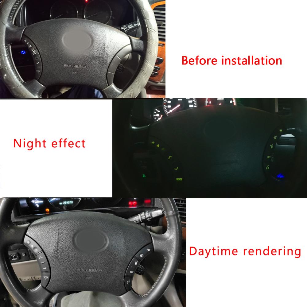 Multi-function Car Steering Wheel Control Buttons Switch Styling Buttons For Toyota Land Cruiser Prado 120 2004-2009 75B037
