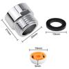 Washer Shower Adapter Water Saving Cores 4 7 9 L/min Accessories Flow Reducer 1/2 Inch Thread Limiter Regulator