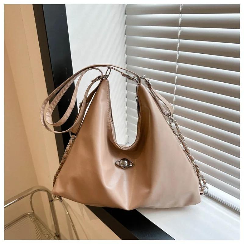 Geantă de umăr de damă de mare capacitate Geantă crossbody de damă Geantă de clasă pentru studenți Stil nou leneș de lux