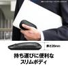 Buffalo Wireless Mobile Mouse Receiver Included FLEXUS Thin and Lightweight 5 Buttons Buttons Wireless Quiet BlueLED MIL Standard Compliant dpi