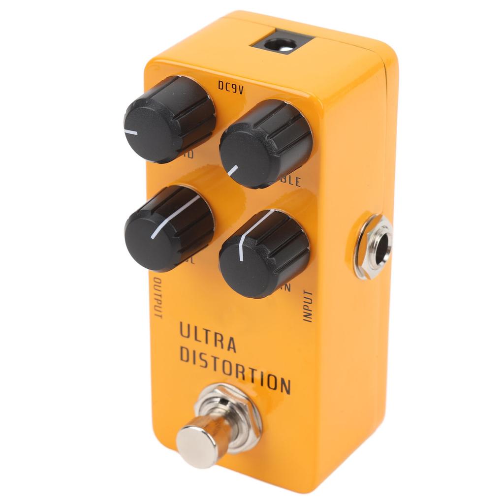 High Gain Distortion Gitarrenpedal Aluminiumlegierung E-Gitarren Distortion Effektpedal mit True