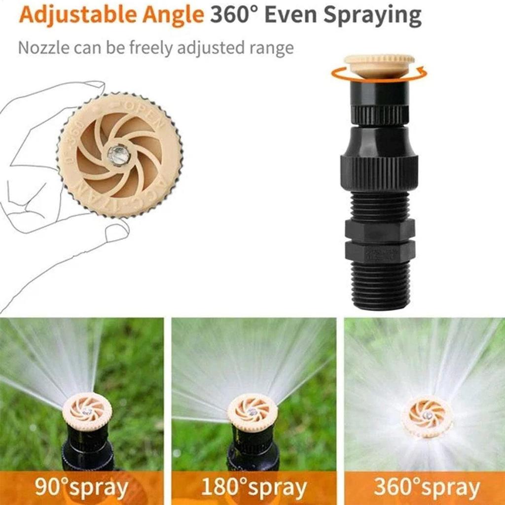 360 Rotation Automatic Garden Sprinkler Garden Lawn Sprinkler Garden Supplies Oscillating Sprinkler Water Sprinkler for Lawn