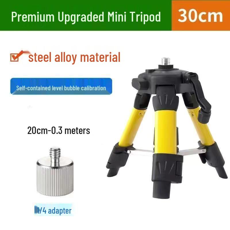 Thickened Aluminum & Steel Spirit Level Bracket with Infrared Laser Tripod