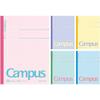 KOKUYO Note Campus Note Limited B5 5-Book Pack Horizontal Ruled B Ruled Pastel Cube No-3BN-L31X5