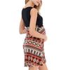 Women's Maternity  Pregnanty V-Neck Sleeveless Splicing Print Dress