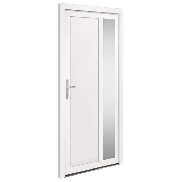 VidaXL Front Door White 98x208 Cm PVC 3157095