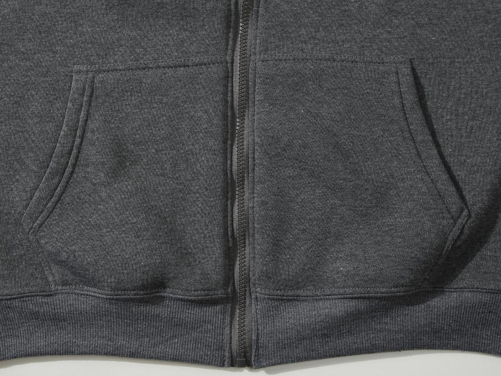 European & American Unisex Zip-Up Fleece Hoodie: Solid Color, Autumn/Winter Sportswear